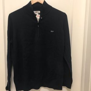Vineyard Vines Navy 1/4 Zip Sweater